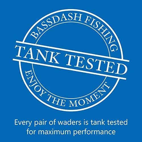 BASSDASH Bare Camo Neoprene Chest Fishing Hunting Waders for Men with 600 Grams Insulated Rubber Bootfoot - Image 7