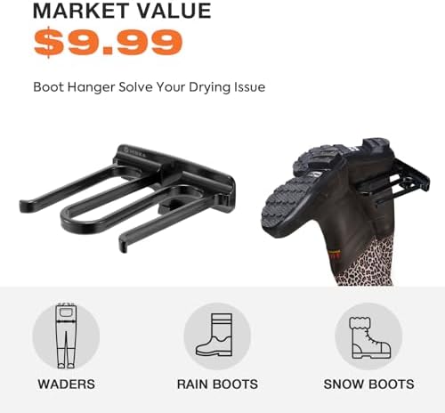 Fishing Waders for Men, 2-Ply Nylon/PVC Waterproof Women Chest Wader with Boots, Bootfoot Hunting Waders - Image 6